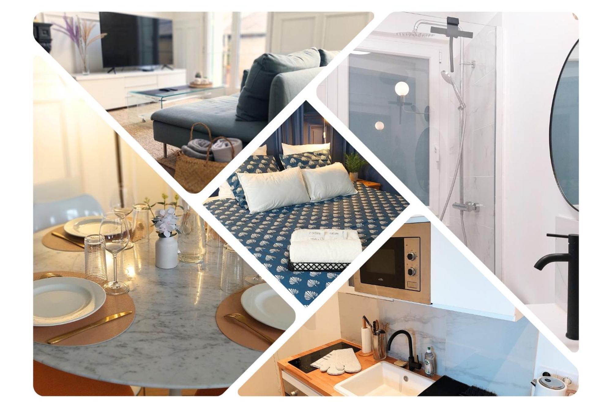 Le Carre Bleu - Studio Confort - Centre-Ville Dieppe Ngoại thất bức ảnh